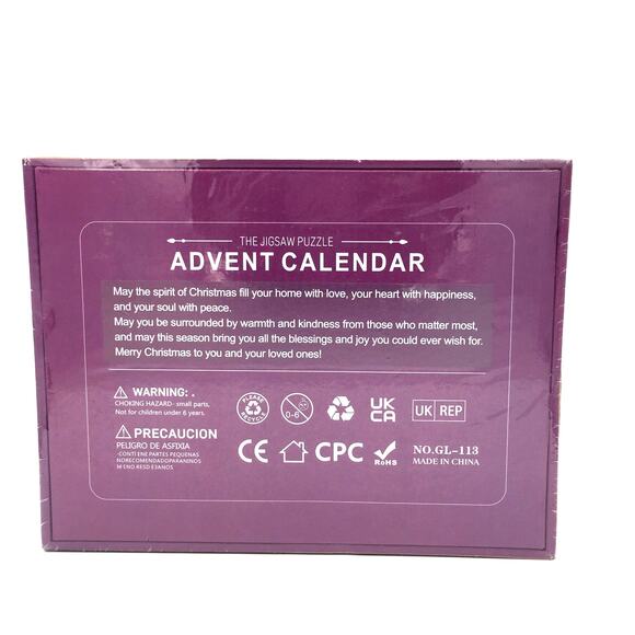 Christmas Advent Calendar Holiday 1008 Jigsaw Puzzle 24 Days Boxes Sealed - Picture 3 of 5